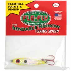 Fle-Fly Bendable Minnow Jigging Spoon, 1/2 oz, Chartreuse 550258967
